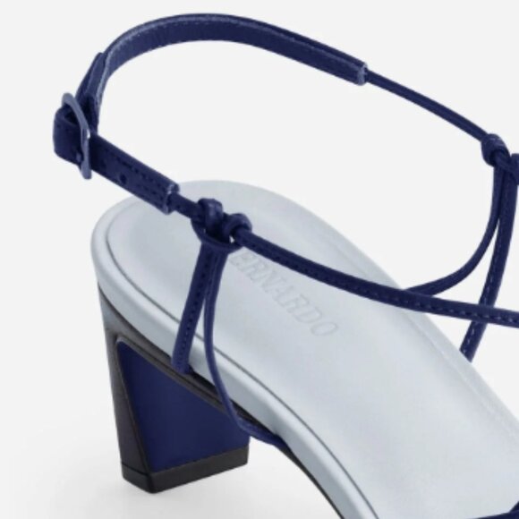 NEW BERNARDO Made In Brazil Leather Catrina Strappy Heels 1225 6m3 - Picture 4 of 4